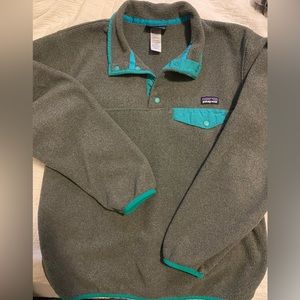 Patagonia Women's Synchilla Fleece Grey Teal Medium